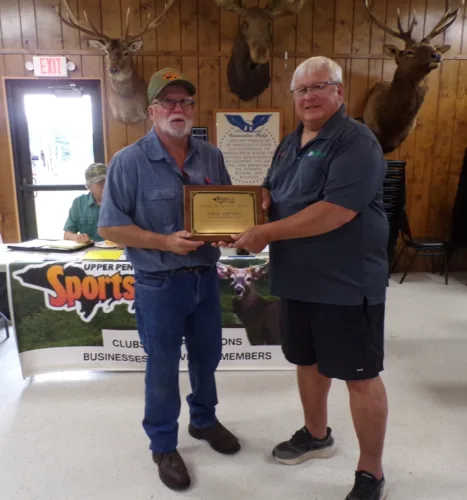 Upper Peninsula Sportsmen’s Alliance honors outgoing president